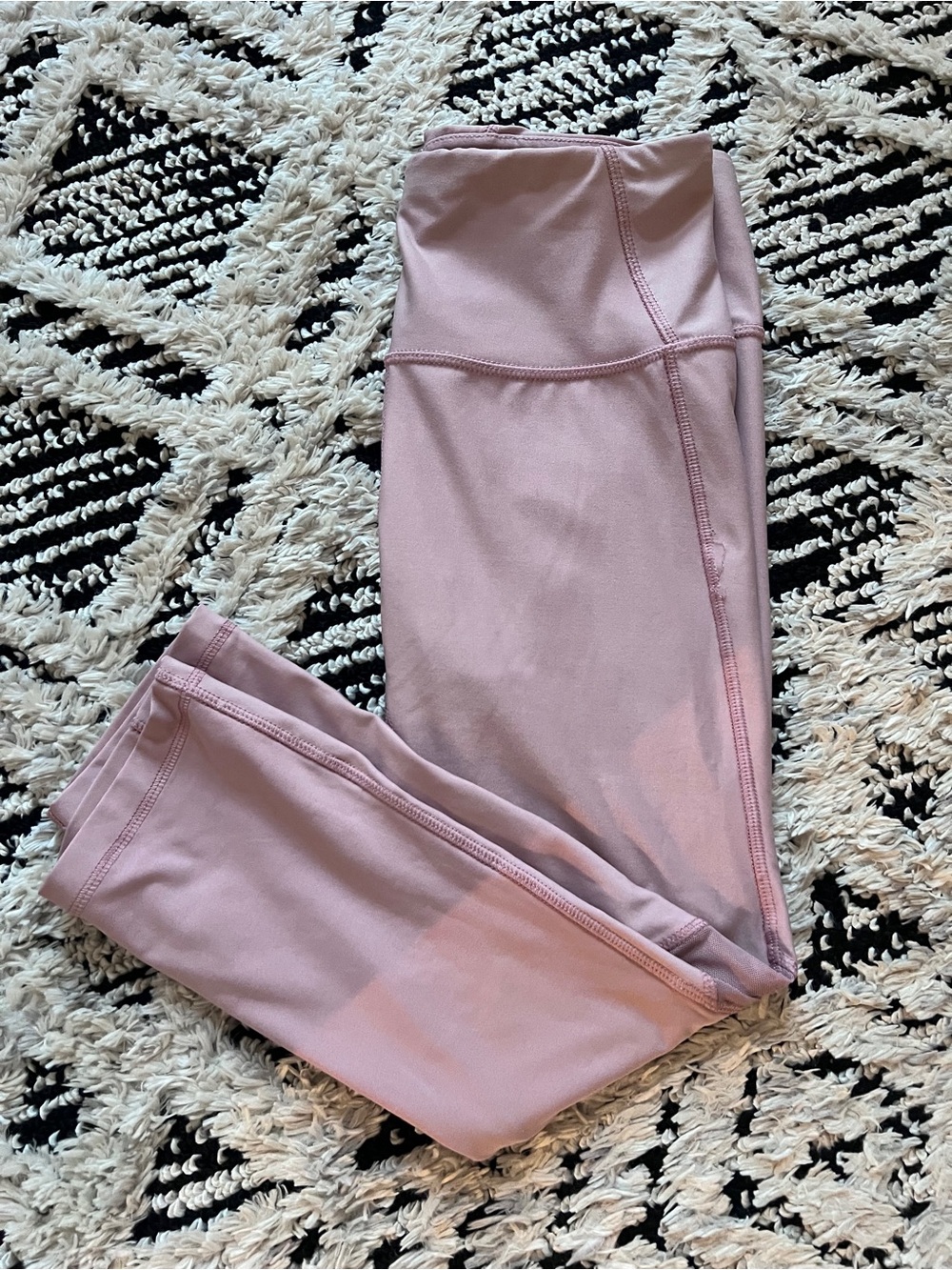 RBX Dusty Mauve Women's Performance Leggings Capri